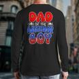 Dad And Mom Birthday Boy Spider Family Matching Long Sleeve T-Shirt Back Print