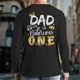 Dad Of The Notorious One Old School 1st Hip Hop Birthday Long Sleeve T-Shirt Back Print