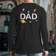 Dad Outer Space Birthday Party Family Boys Girls Long Sleeve T-Shirt Back Print Dad Outer Space Birthday Party Family Boys Girls Long Sleeve T-Shirt Back Print