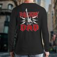 Dad Rockin One Birthday Family Matching Rock Guitar Long Sleeve T-Shirt Back Print