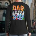 Dad Under Sea Birthday Party Boys Ocean Sea Animals Themed Long Sleeve T-Shirt Back Print