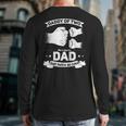 Dad Squared Fathers Day Dad Of Two Cool Daddy Of 2 Long Sleeve T-Shirt Back Print