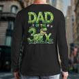 Dad Of The Three Rex Birthday Boy Dinosaur Family Matching Long Sleeve T-Shirt Back Print Dad Of The Three Rex Birthday Boy Dinosaur Family Matching Long Sleeve T-Shirt Back Print
