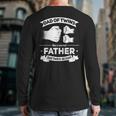 Dad Of Twins 2024 Father Twice As Cool Father's Day Twin Dad Long Sleeve T-Shirt Back Print