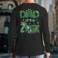 Dad Of The Two Rex Birthday Dinosaur Family Matching Long Sleeve T-Shirt Back Print