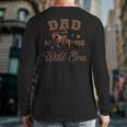 Dad Of The Wild One Cowboy Western Rodeo Party Matching Long Sleeve T-Shirt Back Print