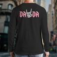 Dada Of The Bad Two The Bone Birthday 2 Years Old Birthday Long Sleeve T-Shirt Back Print