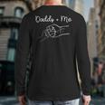 Daddy And Me Best Dad Ever Fist Bump Father's Day Small Long Sleeve T-Shirt Back Print