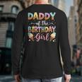Daddy Of The Birthday Girl Ice Cream Lover Party Long Sleeve T-Shirt Back Print