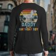 Daddy Dinosaur Of The Birthday Boy Dad Matching Family Long Sleeve T-Shirt Back Print