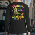 Daddy Dinosaur Shirt Cute Birthday Boy Family Apparel Long Sleeve T-Shirt Back Print Daddy Dinosaur Shirt Cute Birthday Boy Family Apparel Long Sleeve T-Shirt Back Print