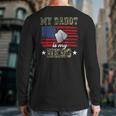 My Daddy Is My Hero Military Dad American Flag Army Proud Ar Long Sleeve T-Shirt Back Print