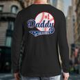 Daddy Of Rookie 1st Birthday Baseball Theme Matching Party Long Sleeve T-Shirt Back Print Daddy Of Rookie 1st Birthday Baseball Theme Matching Party Long Sleeve T-Shirt Back Print