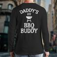 Daddys BBQ Buddy Cute Barbecue Family Match Boys Girls Kids Long Sleeve T-Shirt Back Print