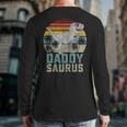 DaddysaurusRex Dinosaur Daddy Saurus Family Matching Long Sleeve T-Shirt Back Print