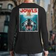 Dalmatian Jowls Cute Paws Spot Dog Mom Top Dog Dad Long Sleeve T-Shirt Back Print
