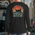 I Didn't Choose The Cat Dad Life The Cat Dad Life Chose Me Long Sleeve T-Shirt Back Print