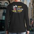 Disney Mickey Mouse Best Disney Dad Birthday Father’s Day Long Sleeve T-Shirt Back Print