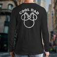 Disney Minnie Mouse Father's Day Girl Cool Dad Distressed Long Sleeve T-Shirt Back Print