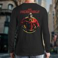 Disney Pixar The Incredibles 2 Mr Incredible Vintage Dad Long Sleeve T-Shirt Back Print