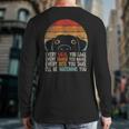 Dog Lover Dog Humor Dog Mom Dog Dad Long Sleeve T-Shirt Back Print