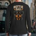 Dog Owner Dad Rottweiler Rottie Dad Long Sleeve T-Shirt Back Print
