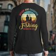 Father Daughter Fishing Partner For Life Retro Matching Dad Long Sleeve T-Shirt Back Print