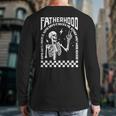 Fatherhood Dad Tour Some Days I Rock It Happy Father's Day Long Sleeve T-Shirt Back Print