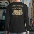 Fatherhood The Original Side Quest Dad Mode Long Sleeve T-Shirt Back Print