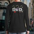 Father's Day Dad Astronaut Space Birthday Planets Daddy Long Sleeve T-Shirt Back Print