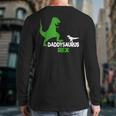Father's Day Idea Daddysaurus Rex T-Shirt Long Sleeve T-Shirt Back Print Father's Day Idea Daddysaurus Rex T-Shirt Long Sleeve T-Shirt Back Print