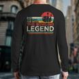 Father's Day The Man The Myth The Bowling Legend Bowler Dad Long Sleeve T-Shirt Back Print