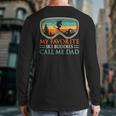 My Favorite Ski Buddies Call Me Dad Ski Dad Long Sleeve T-Shirt Back Print