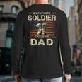 My Favorite Solider Calls Me Dad Proud Army Dad Long Sleeve T-Shirt Back Print