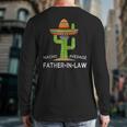 Fun Hilarious Dad-In-Law Humor Father-In-Law Long Sleeve T-Shirt Back Print