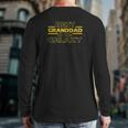 Grandpa Granddad Shirt Best Granddad In The Galaxy Long Sleeve T-Shirt Back Print
