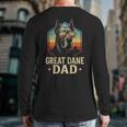 Great Dane Dad Vintage Long Sleeve T-Shirt Back Print