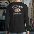 Guinea Pig Apparel Men Boys Worlds Best Guinea Pig Dad Gift Long Sleeve T-Shirt Back Print
