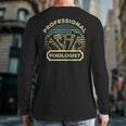 Handyman For Men Women Dad Fixologist Carpenter Tools Long Sleeve T-Shirt Back Print
