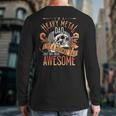 Heavy Metal Cooler Dad Punk Rock Music Lover Long Sleeve T-Shirt Back Print