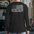 Host Dad Best Ever Flag Long Sleeve T-Shirt Back Print Host Dad Best Ever Flag Long Sleeve T-Shirt Back Print