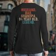 Husband Dad Grandpa 94 Year Old Legend 94th Bday Men Long Sleeve T-Shirt Back Print