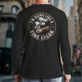 I'm Aging Like a Fine Cigar Retro Dad Father's Day Long Sleeve T-Shirt Back Print