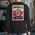 Japanese Art Corgi Dog Mom Dad Long Sleeve T-Shirt Back Print Japanese Art Corgi Dog Mom Dad Long Sleeve T-Shirt Back Print