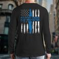 Jesus God Religious Man Of God Husband Dad Protector Long Sleeve T-Shirt Back Print