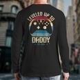 I Leveled Up To Daddy Est 2026 Dad Level Unlocked New Dad Long Sleeve T-Shirt Back Print