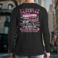 I Am a Lucky Daughter I Have Crazy Dad For Daughter Long Sleeve T-Shirt Back Print