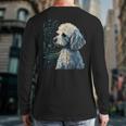 Maltipoo Starry Night Van Gogh Maltipoo Mom Dad Owner Long Sleeve T-Shirt Back Print Maltipoo Starry Night Van Gogh Maltipoo Mom Dad Owner Long Sleeve T-Shirt Back Print