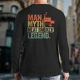 Man Myth Meat Smoker Legend Dad Grillfather BBQ Meat Smoking Long Sleeve T-Shirt Back Print Man Myth Meat Smoker Legend Dad Grillfather BBQ Meat Smoking Long Sleeve T-Shirt Back Print
