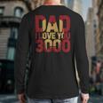 Marvel Iron Man Dad I Love You 3000 Text Fill Father's Day Small Long Sleeve T-Shirt Back Print Marvel Iron Man Dad I Love You 3000 Text Fill Father's Day Small Long Sleeve T-Shirt Back Print